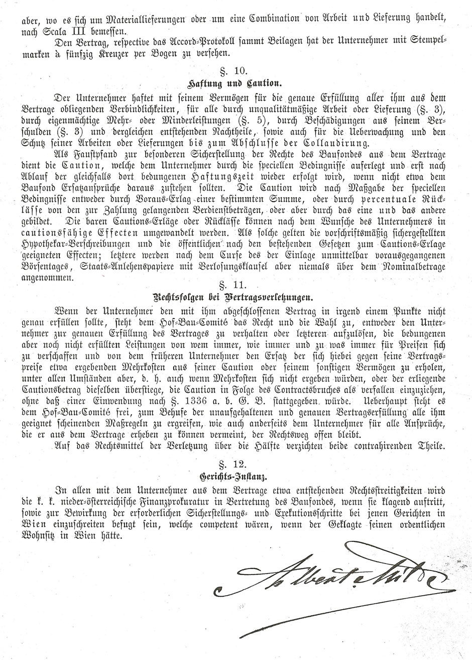 Lieferung von Gaskandelaber und Kandelaber-Armaturen für die Einfriedung der Gartenanlagen Blatt 6